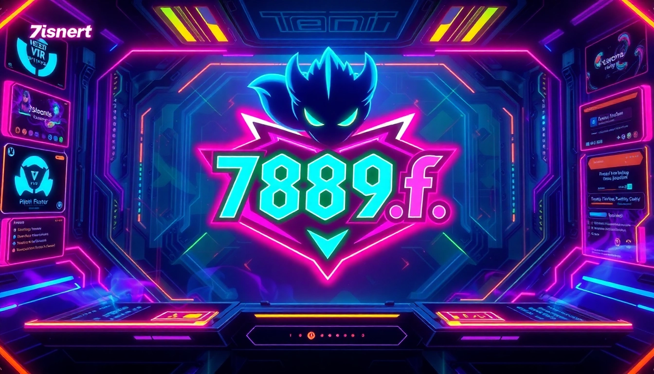 Visually striking depiction of the 789f.monster branding with a fierce, digital monster in vibrant colors, designed for gaming enthusiasts and tech fans.