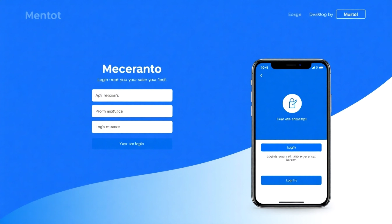 Mentot login screen with secure interface, showing users entering credentials on mobile and desktop for easy access to trusted slot gaming and togel services.