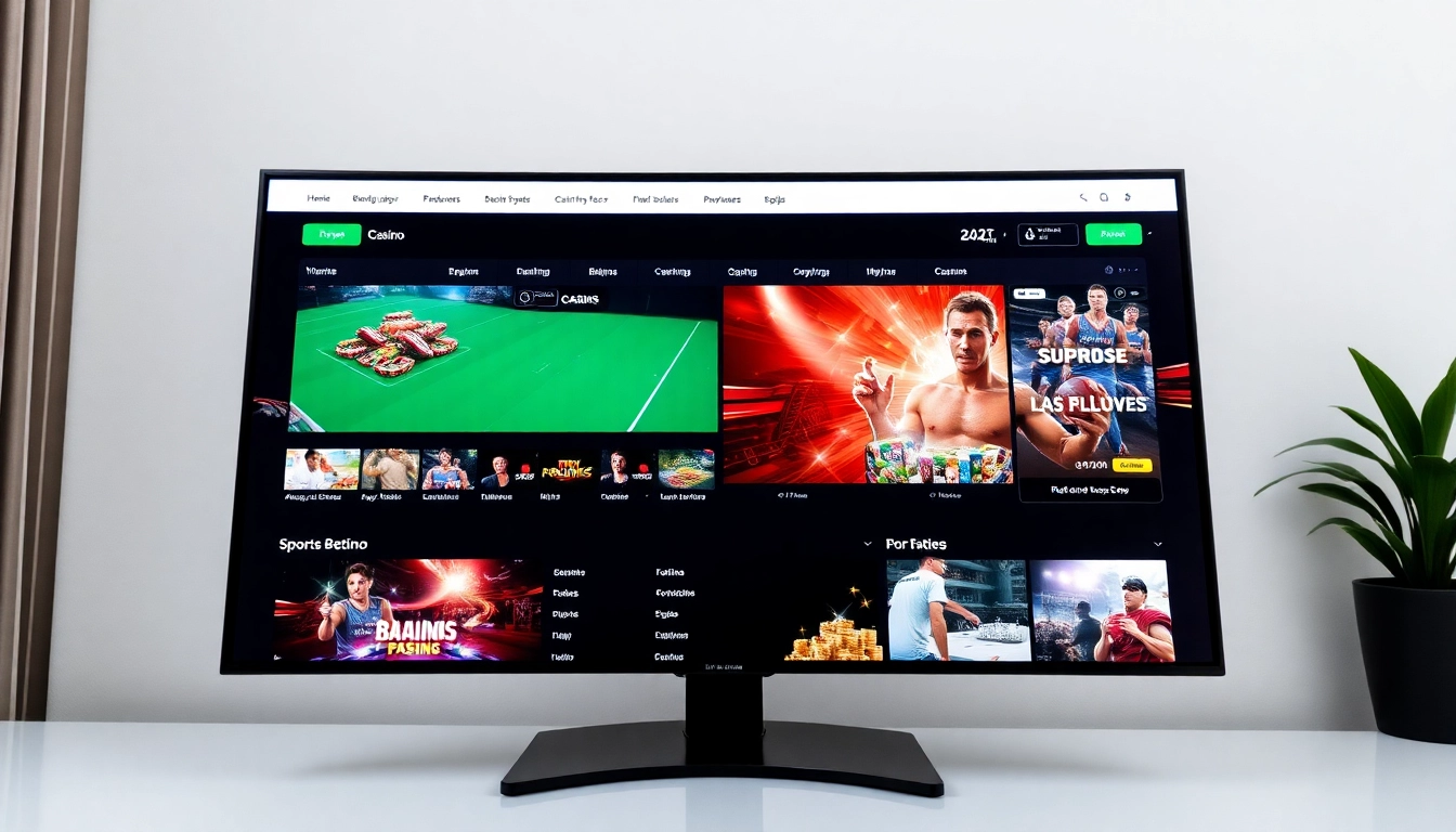 Homepage of https://789winn.co/ showcasing an online gambling interface with vibrant casino and sports betting visuals.