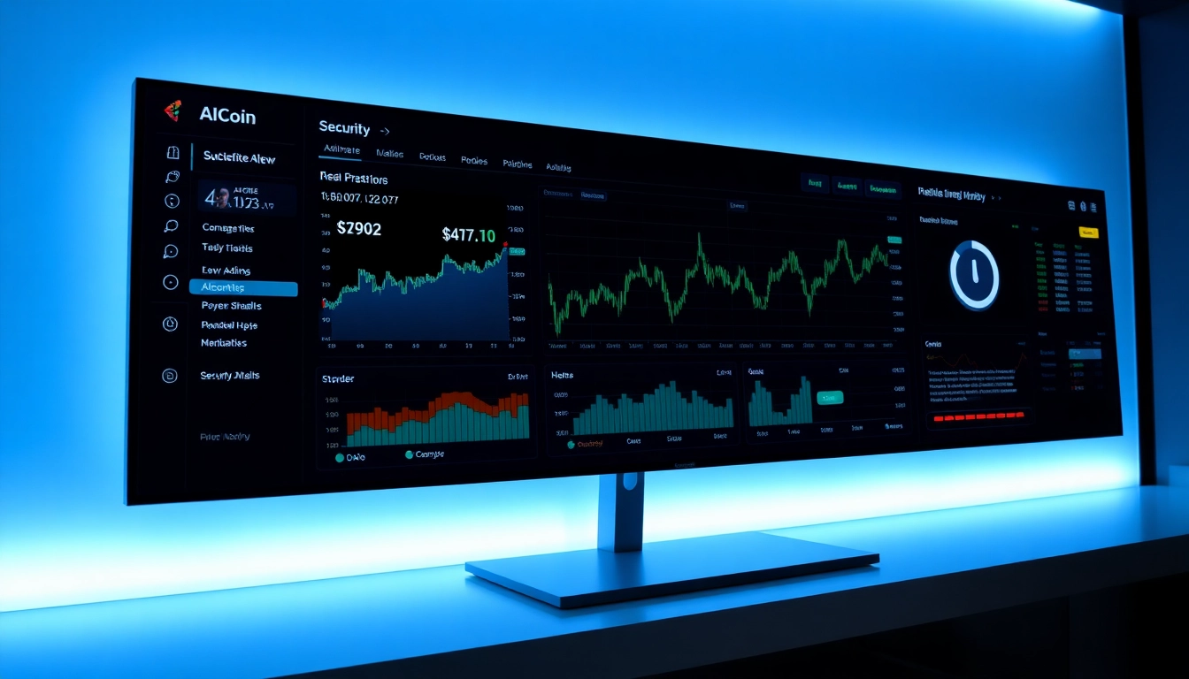 AICoin platform showcasing live cryptocurrency charts and real-time market alerts for enhanced trading decisions.