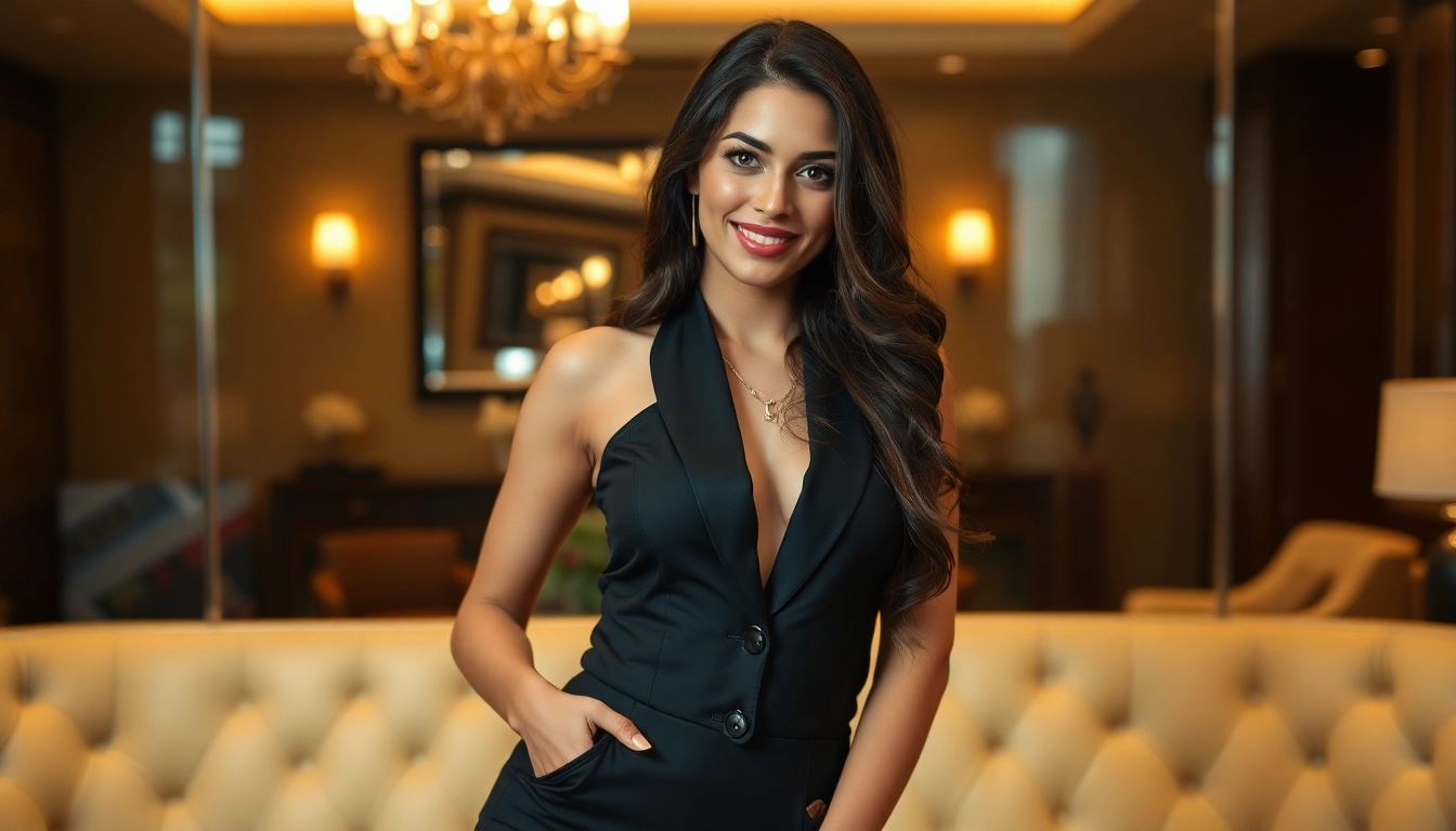 Bangalore Call Girl offering discreet companionship in a luxurious city setting, exuding elegance and charm.