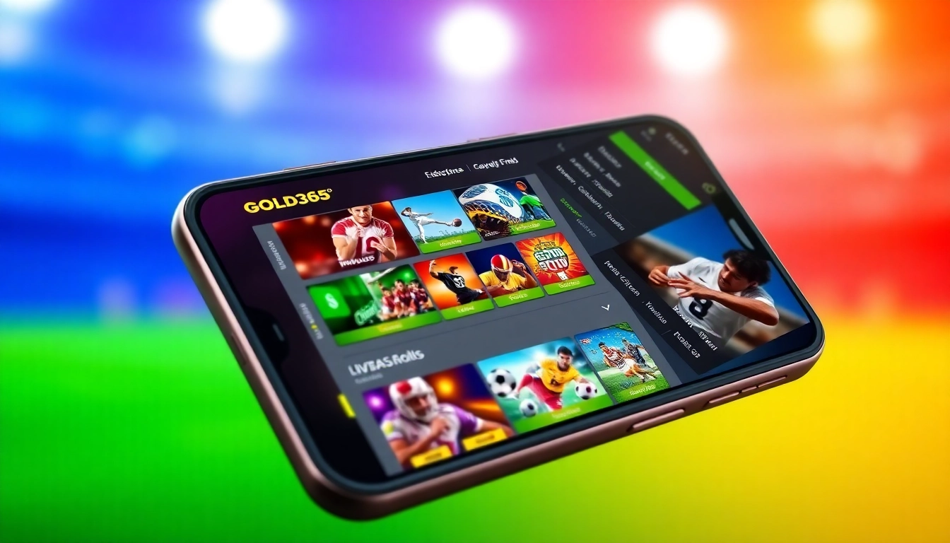 Gold365 app in action showing live sports betting on a sleek device, highlighting ease of use, fast transactions, and secure access for Indian bettors.