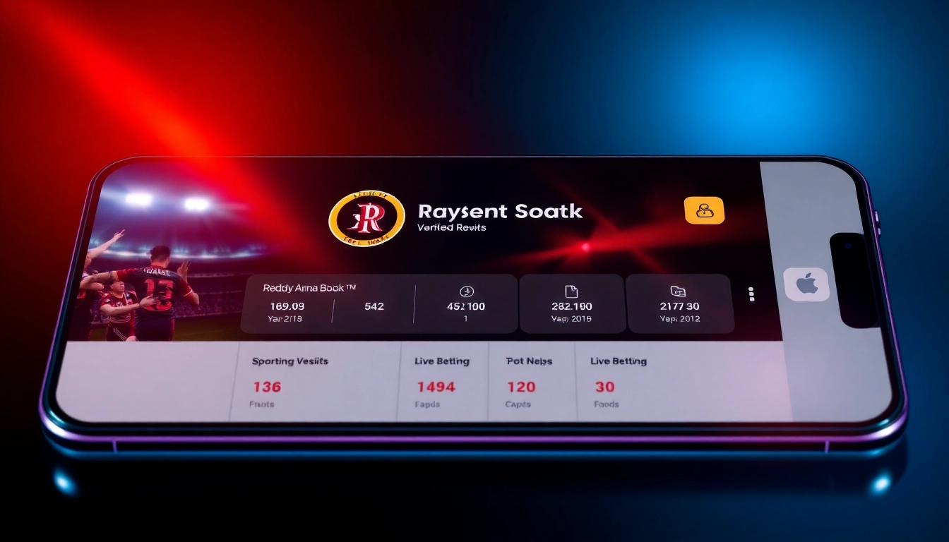 Secure Reddy Anna Book ID displayed on a mobile device with live sports betting action for easy access and quick registration.