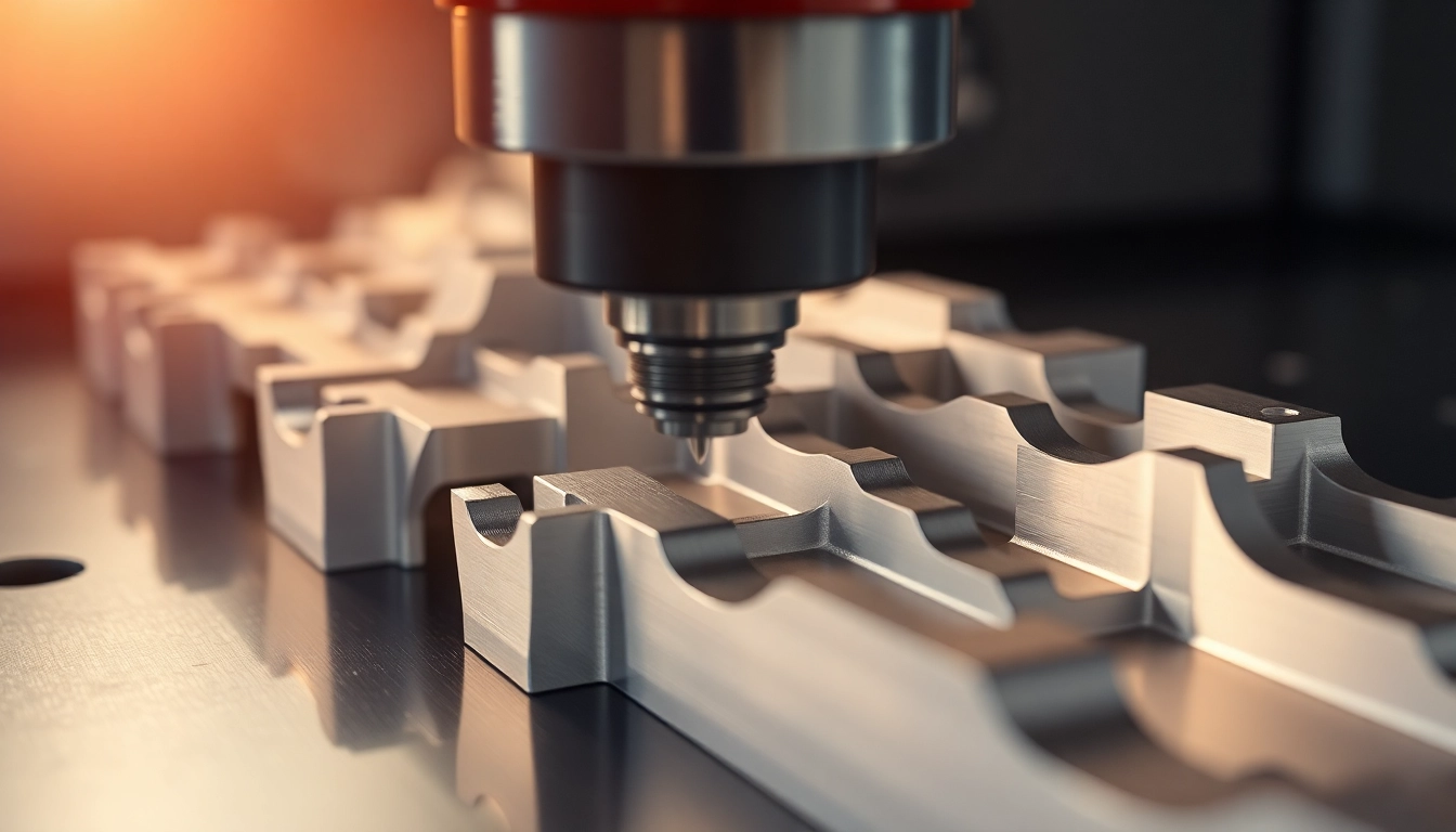 High-quality CNC services showcasing detailed aluminum milling for custom electronic