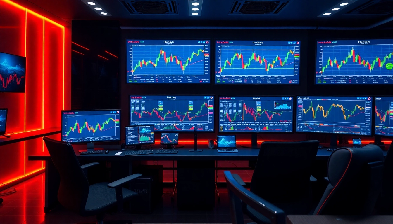Trading view chart analysis with professional trader on a digital trading platform for accurate